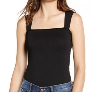 Square neck tank top
